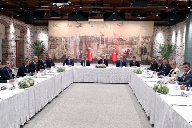Cumhurbaşkanı Erdoğan TİM üyelerini kabul etti -