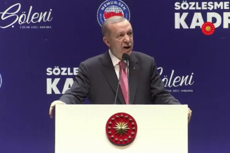 Cumhurbaşkanı Erdoğan zam oranını 'kadro şöleni'nde açıkladı -