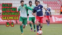 DARICA, BOLUSPOR'A 3-1 YENİLDİ