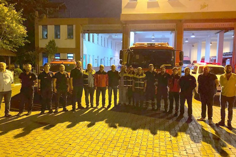 Datça’daki orman yangınına Kocaeli’den destek -