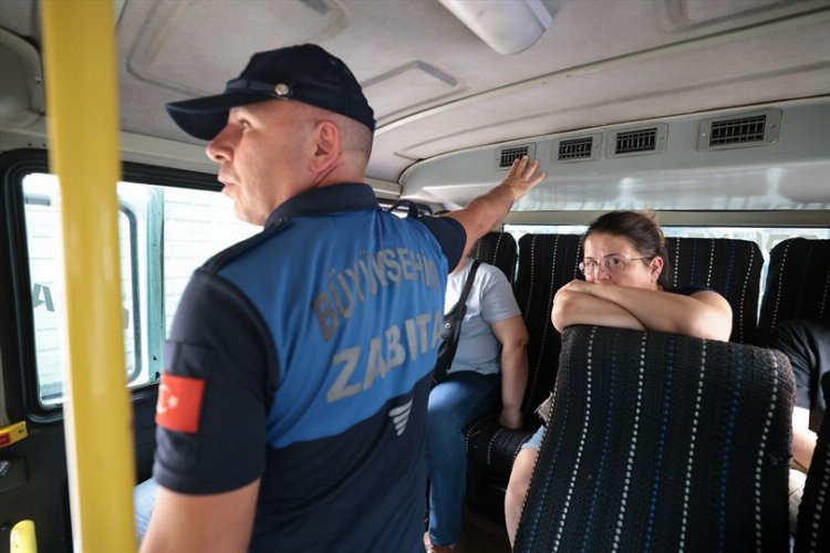 Denizli Büyükşehir'den minibüslere sıkı denetim -