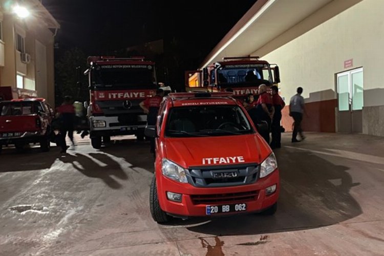 Denizli İtfaiye ekipleri Kütahya’da -