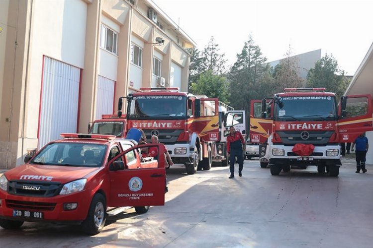 Denizli İtfaiye ekiplerini Datça’ya sevk etti -