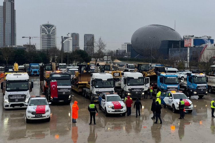 Deprem bölgesine Bursa'dan takviyeler sürüyor -