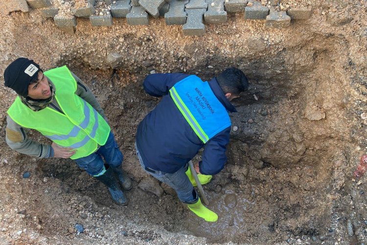 Depremde zarar gören Pazarcık'ın altyapısını Manisa onarıyor -