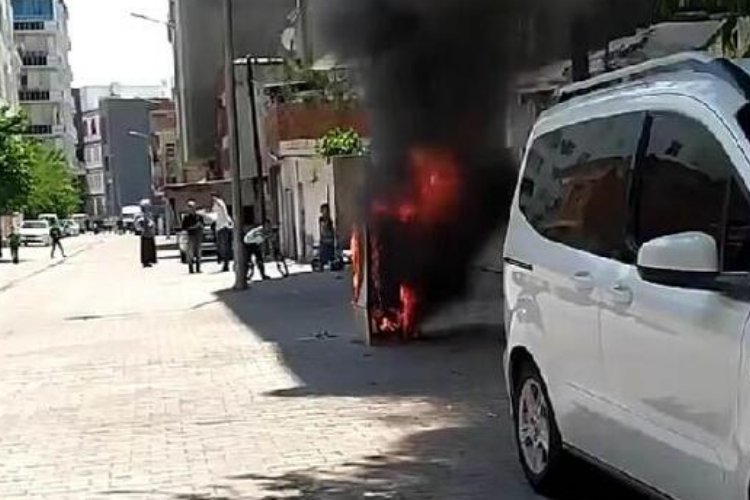 Diyarbakır Bismil’de elektrik panosu yandı -