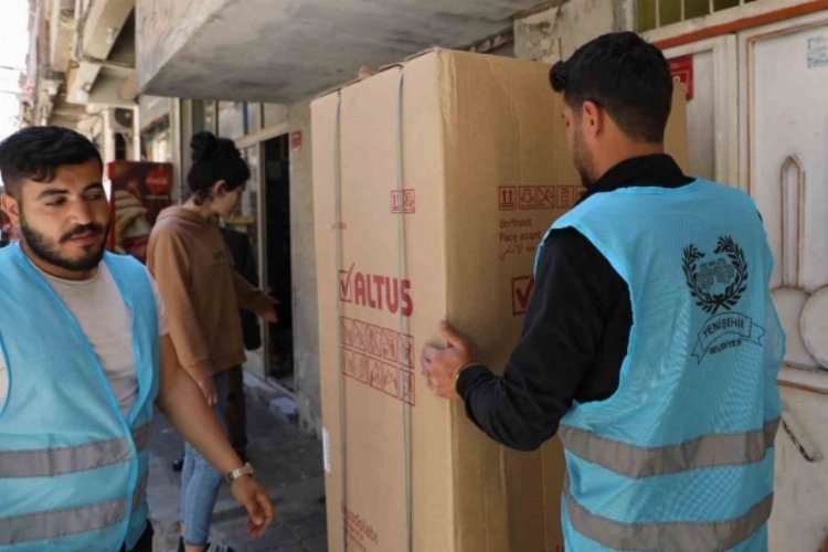 Diyarbakır'da depremzedelere beyaz eşya desteği -
