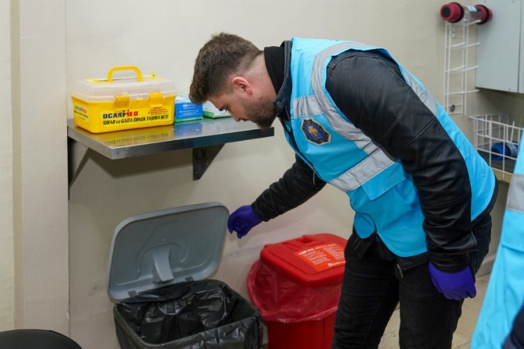 Diyarbakır'da sağlık kuruluşlarında tıbbi atık denetimi -