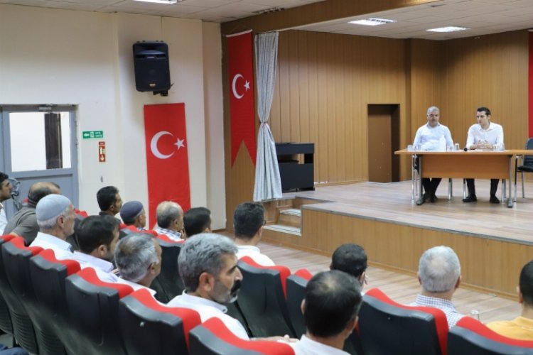 Diyarbakır Kulp'ta DİSKİ muhtarları dinledi -