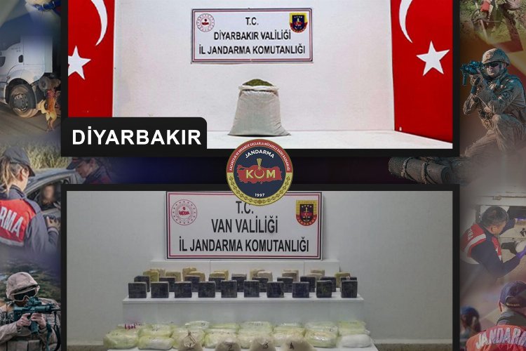 Diyarbakır ve Van'da 47 kilogram uyuşturucu ele geçirildi -
