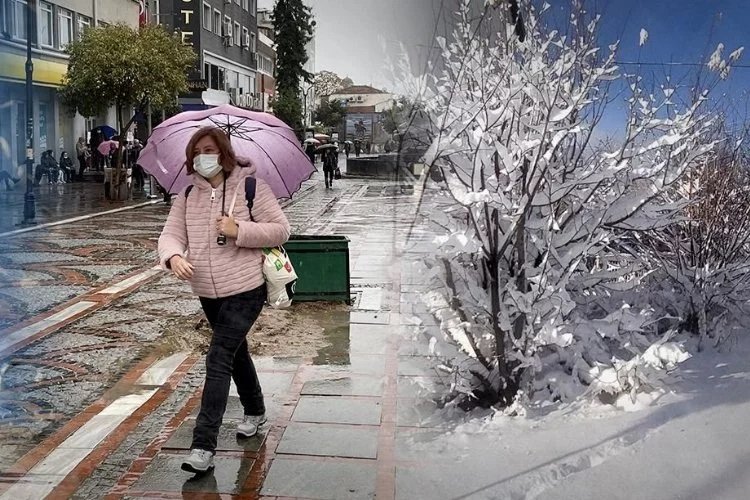 Doğu'ya kar, Marmara'ya kuvvetli yağış uyarısı -