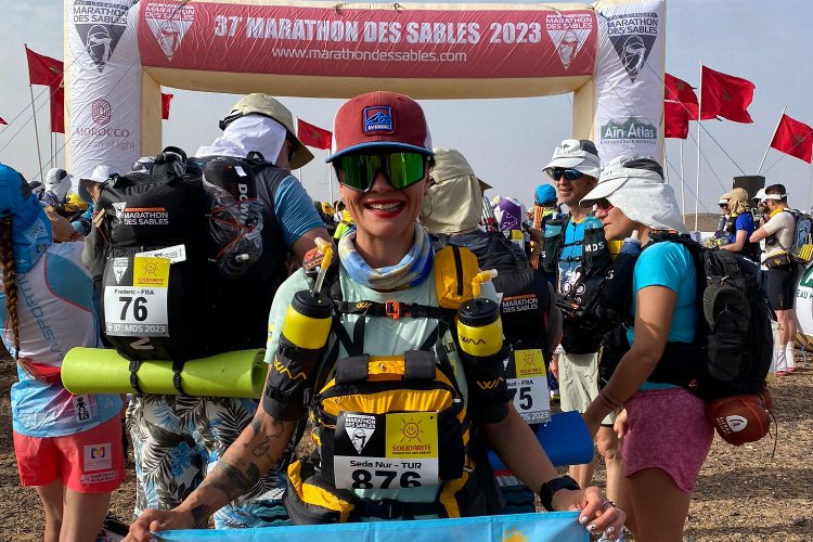 Dünyanın en zorlu maratonuna katılan ilk Türk kadını oldu -