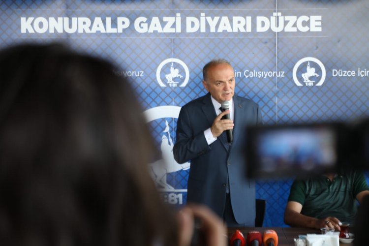 Düzce'de Başkan Özlü'den 1 Ağustos'a açık davet -