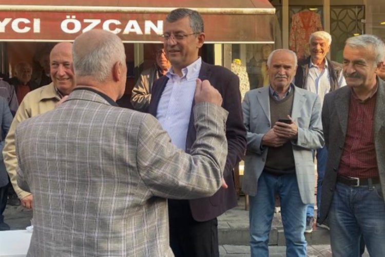 Düzce’de CHP'li Özgür Özel'e 'altılı masa' tepkisi -