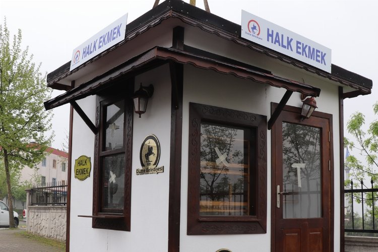 Düzce'de halk ekmek satışları başladı -