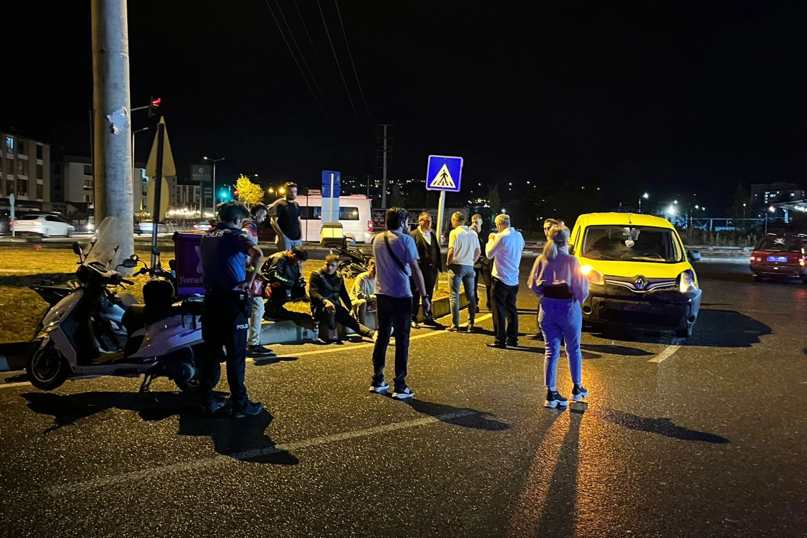 Düzce'de motosiklet kazası :1 yaralı -