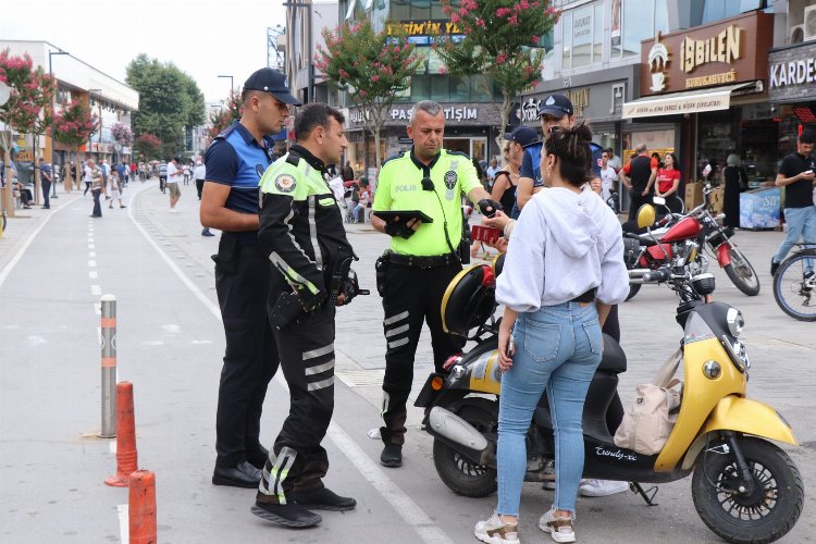 Düzce'de 'trafiğe kapalı alan' cezası -