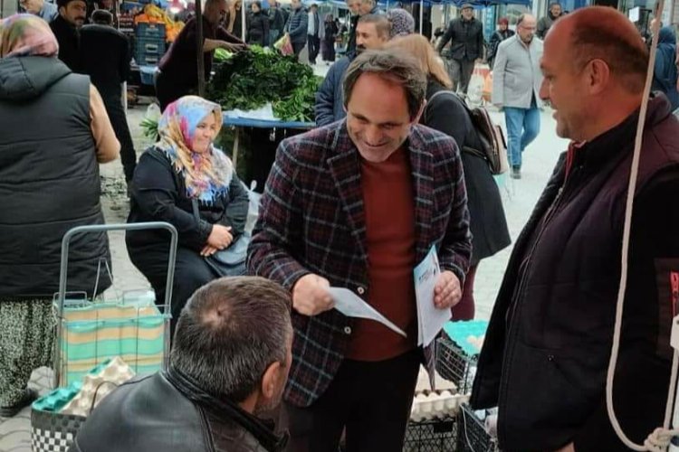 Ecevit Keleş'ten esnafa ziyaret -