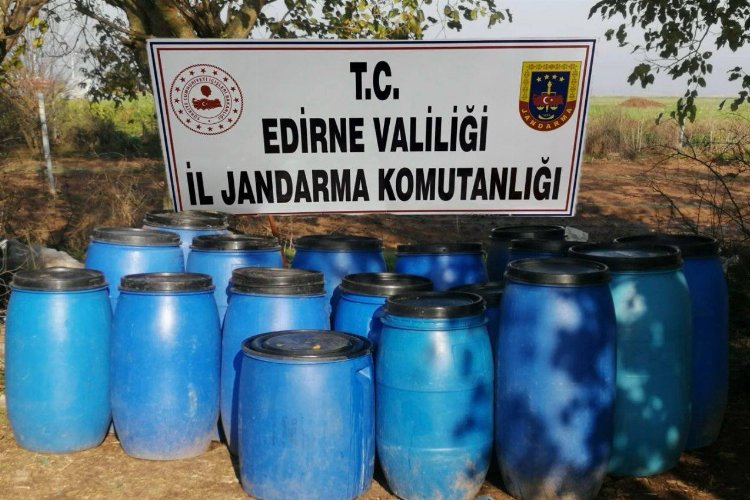 Edirne'de 2 bin litre kaçak şarap! -