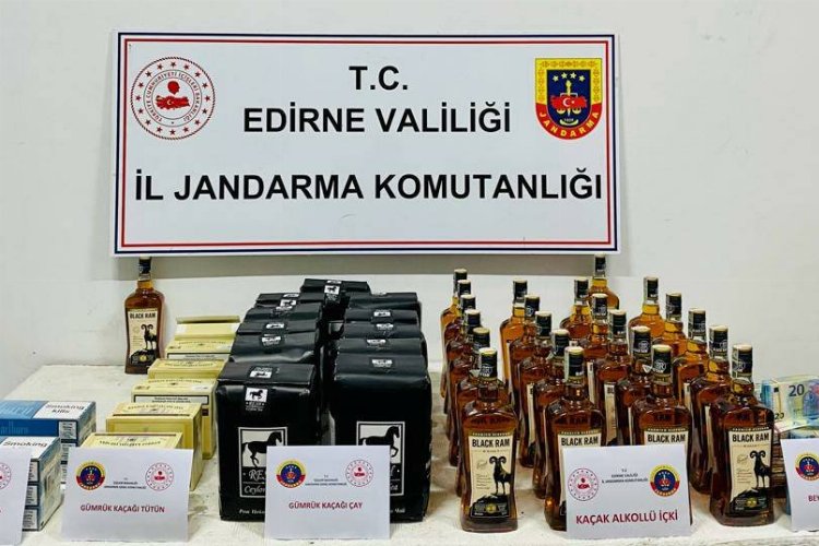 Edirne'de gümrük kaçaklarına el konuldu -