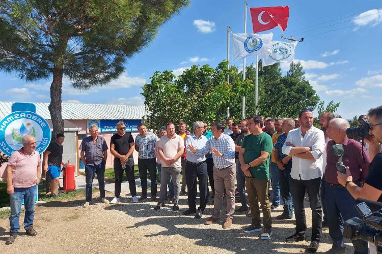 Edirne'de Hamzadere Sulama Birliği'ne 'su zammı' protestosu -