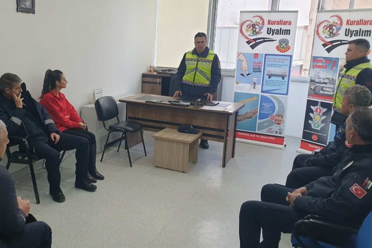 Edirne'de Jandarma'dan Zabıta'ya eğitim -