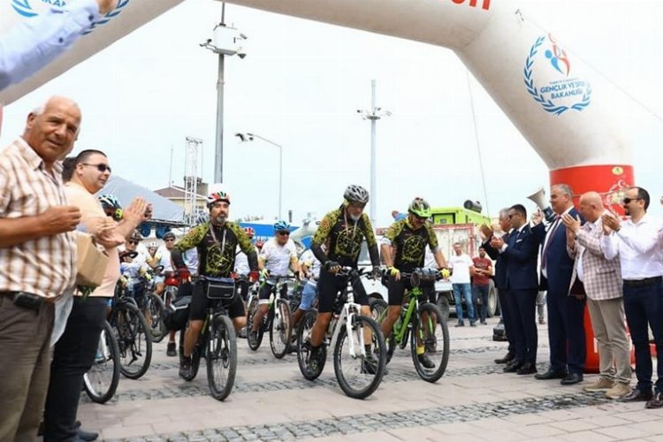 Edirne Enez'de Bisiklet Festivali sona erdi -