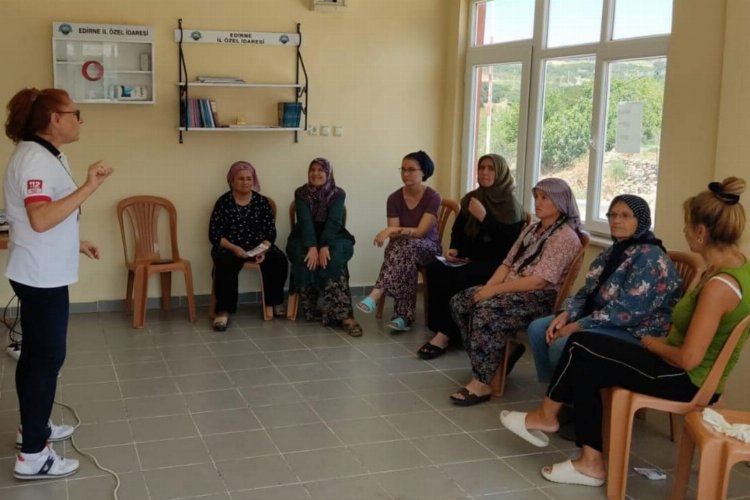 Edirne Enez'de 'ilkyardım' bilinci -