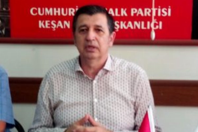 Edirne Enez'e fabrika atıklarının dökülmesine tepki -