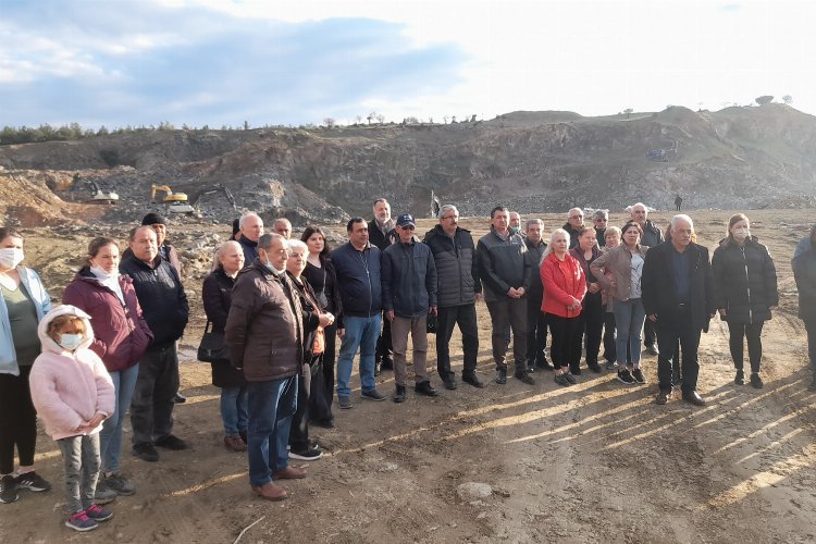Edirne Keşan Belkoop Taş Ocağı'nda patlatılan dinamit vatandaşları tedirgin etti -