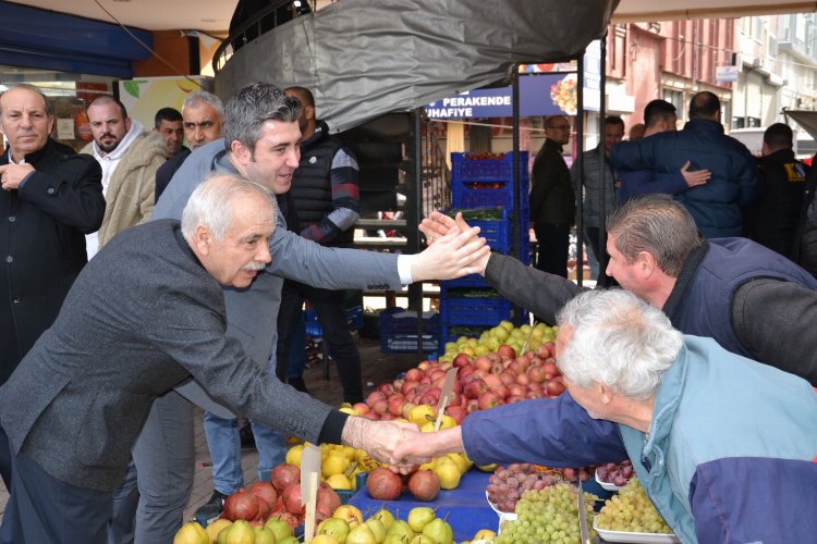 Edirne Keşan'da CHP'li Özcan'a yoğun ilgi -