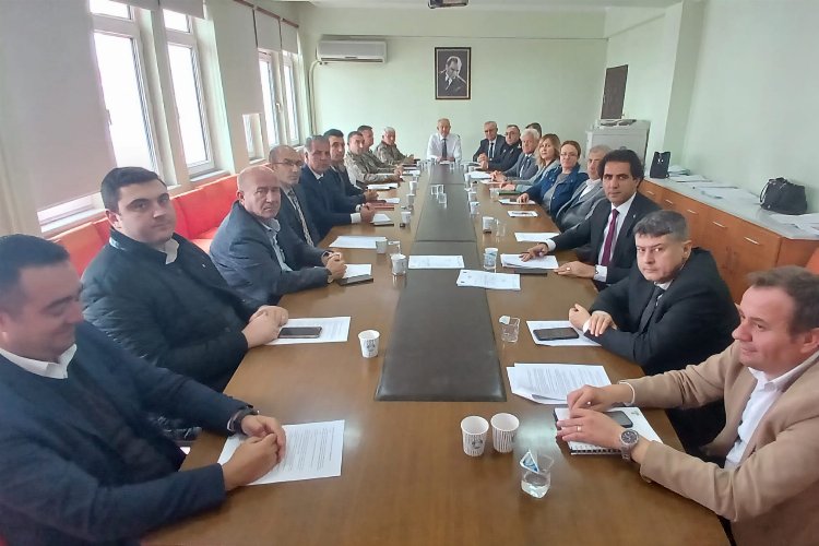 Edirne Keşan'da Cumhuriyetin 100. yılı toplantısı -