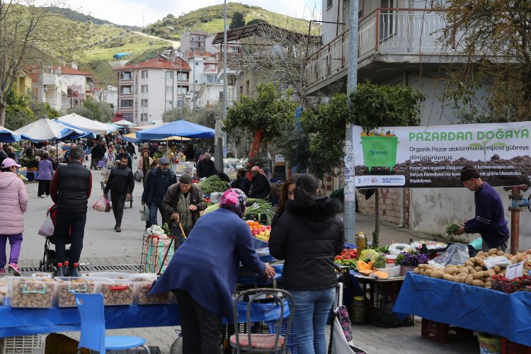 Efes Selçuk'ta pazar atıkları gübreye dönüşecek -