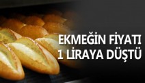 EKMEĞİN FİYATI 1 LİRAYA DÜŞTÜ