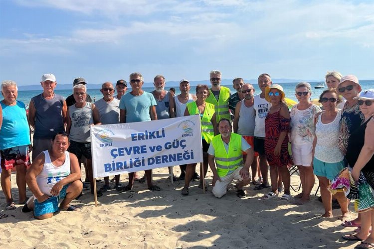 ERÇED'den Erikli sahilinde sandayeli eylem -