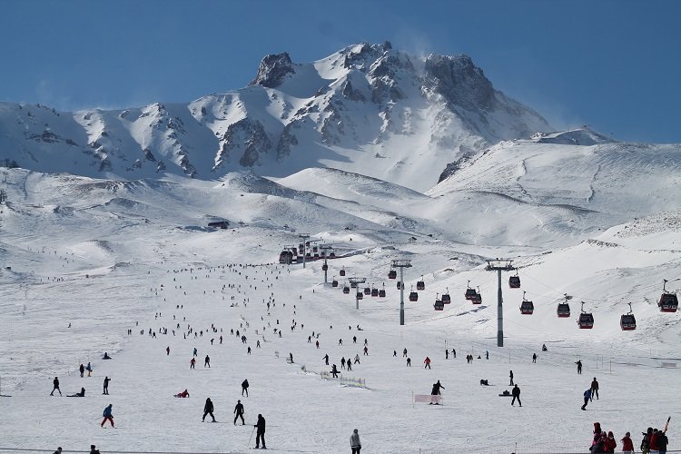 Erciyes'te Dünya Kar Motosikleti Şampiyonası -