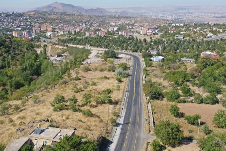 Erciyes yolunda çalışmalar sürüyor -