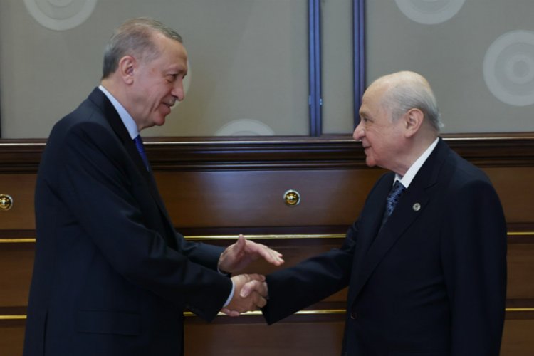 Erdoğan-Bahçeli görüşmesi sona erdi -