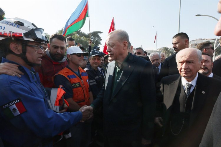 Erdoğan ve Bahçeli Hatay'da -