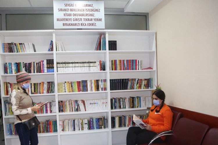 ERÜ hastanelerine kitap dopingi -