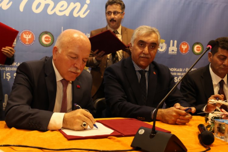 Erzurum Büyükşehir'de toplu iş sözleşme sevinci -