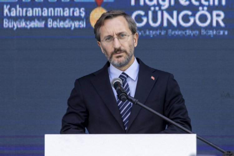 Fahrettin Altun, Kahramanmaraş'ta uluslararası fuarda konuştu -
