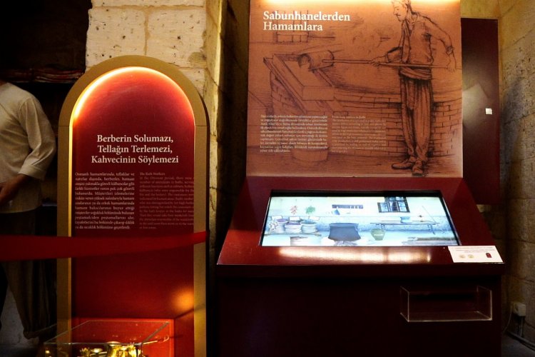 Gaziantep Hamam Müzesi'nde interaktif çalışmalarla keyifli ziyaret 