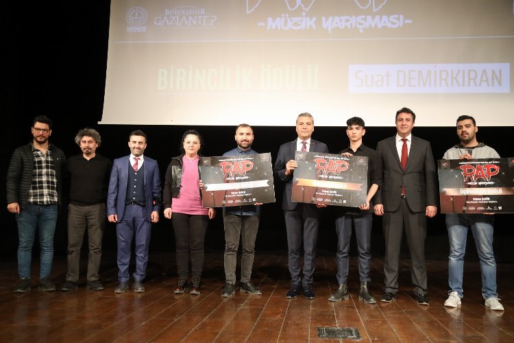 Gaziantep'in Kurtuluşu temalı Rap Müzik Yarışması'nda kazananlar belli oldu -