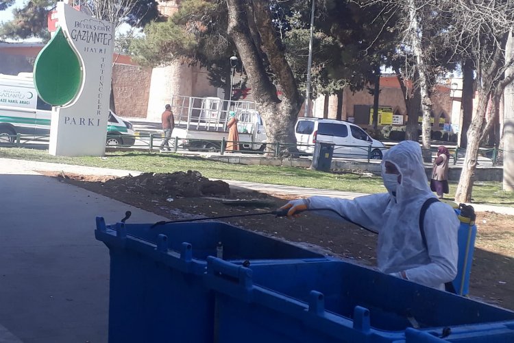 Gaziantep salgın riskine karşı ilaçlanıyor -