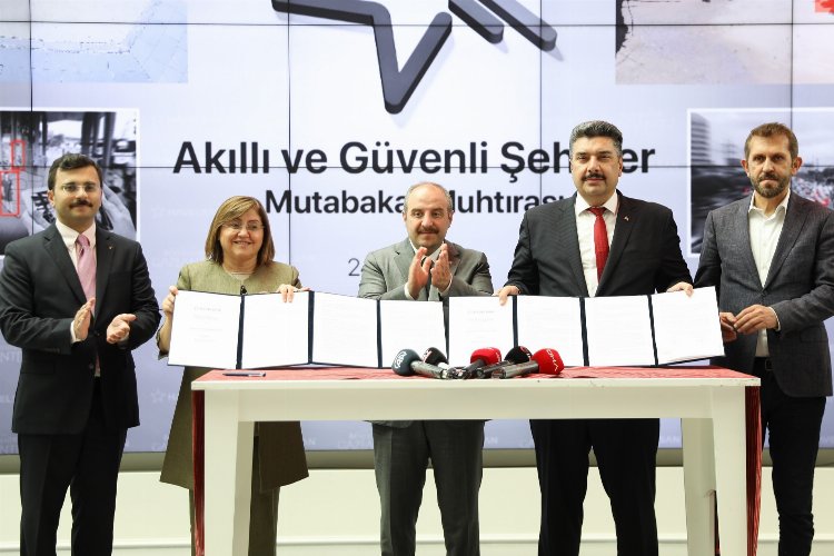 Gaziantep'te 'akıllı kamera' protokolü -