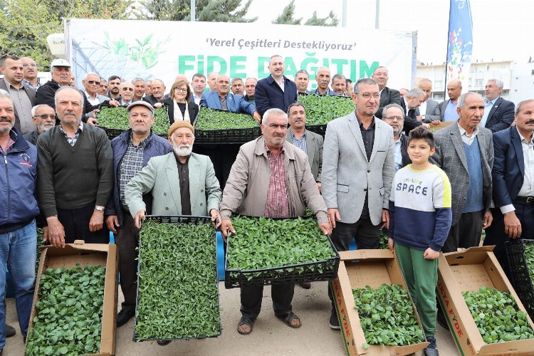 Gaziantep'te çiftçiye 'yerel ürün fide' desteği -