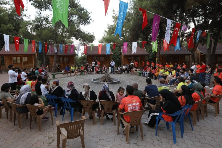 Gaziantep'te eğlenceli aile kampı -