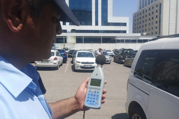 Gaziantep'te gürültü denetimlerine devam -