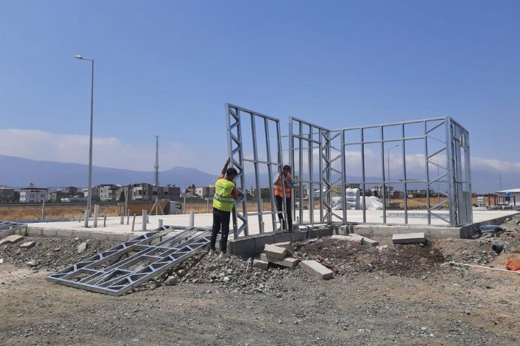 Gaziantep'te 'Osmangazi Evleri'nde çalışmalar tam gaz -